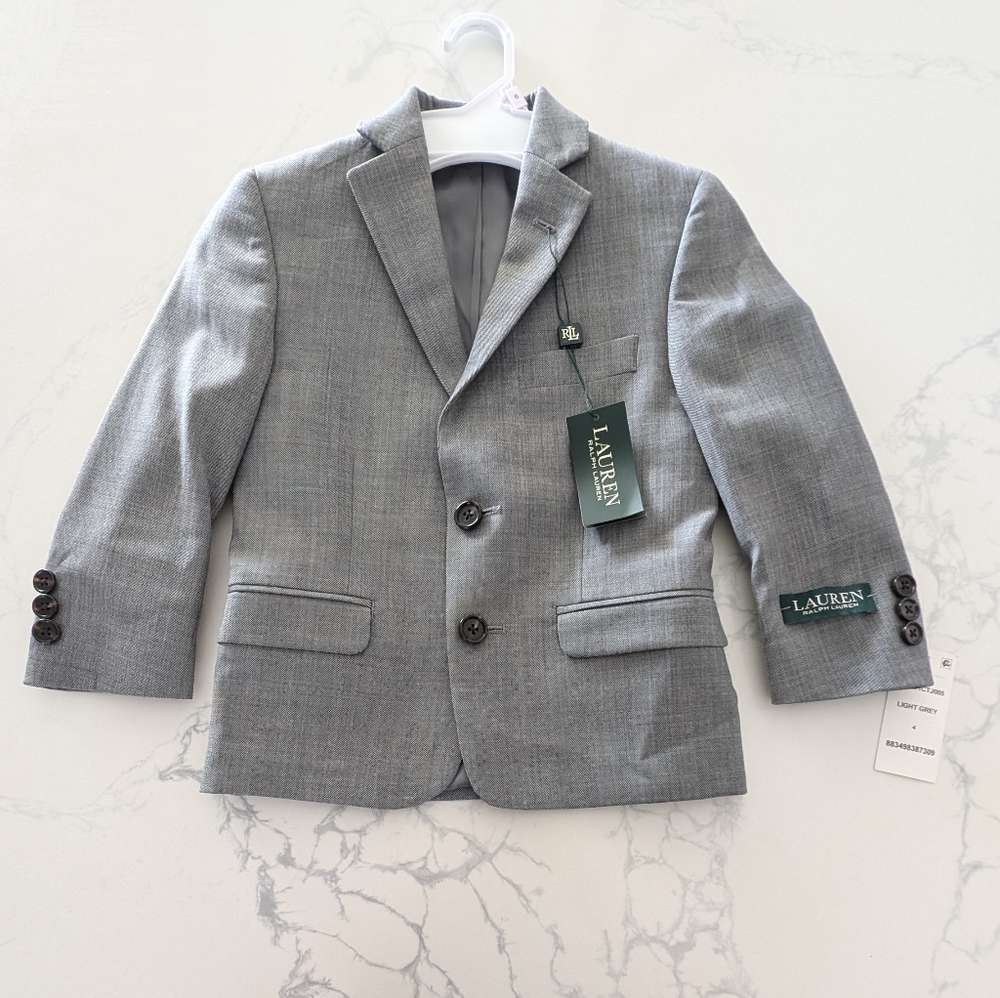 Lauren Ralph Lauren Kids Gray Blazer